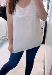 Peruvian connection silk top size Large