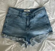 High Waisted Denim Jean Shorts