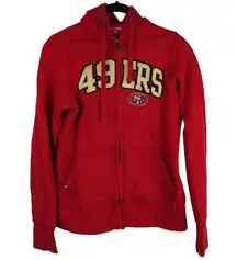 Antigua‎ Womens San Francisco 49ers Red Full-Zip Hoodie S