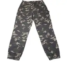 Y.M.I. Denim Joggers Pants Green Camo Utility Carpenter Loop Women's Size 11/30