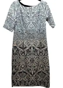 Maggy London Ombré Paisley Print Dress Size 6