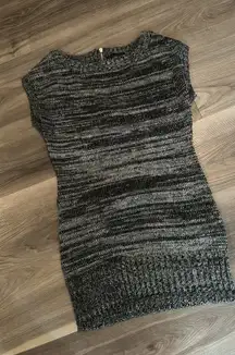 Short Sleeve Sweater Dress/ Jumper