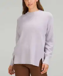 lilac lavender Marino wool sweater