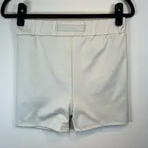 Akira Paxton Womens Luxe Shorts Light Gray Stretch Pull On Biker Shorts Sz Large