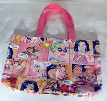 Colorful Comic Print Tote Bag