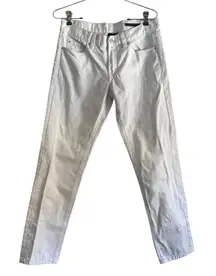 CLUB‎ MONACO Straight Slim Leg Denim White Sz 27