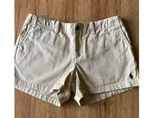 Ralph Lauren Sport Vtg Low Rise Khaki Shorts Size 4