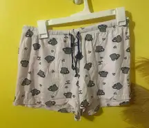 Cute Life is Good Coffee Mug Print Shorts