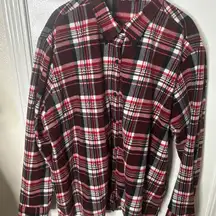 Lee Red and Black Plaid Shacket