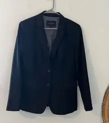 basic black blazer size 10