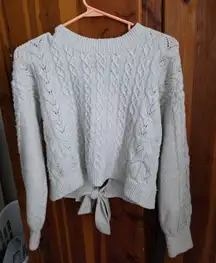 Cropped sweater