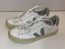 Veja Women’s Esplar Leather White Clay Sneakers‎ Size 10