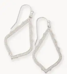 Sophia Drop Earrings in Silver
