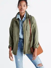 Women's Fleet Jacket in Desert Olive Green