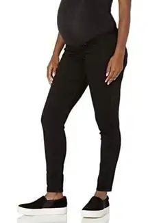 Signature Levi's Womens Black Maternity Baby Bump Skinny Stretch Denim Jeans MED