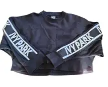Ivy Park small black logo cropped sweatshirt