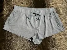 Womens medium Victoria's Secret Sleep Shorts-baby blue/lace