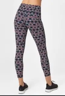 Sweaty Betty the power workout running legging size small patriotic stars