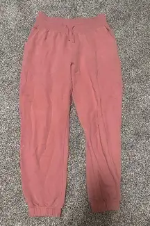 All in Motion Pink Sweatpants with Elastic Waistband