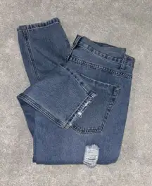 super down jean‎ size 28 relaxed fit distressed