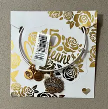 Alex and Ani Silver Quinceañera Bangle