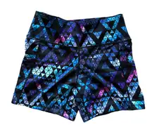 Constantly Varied Gear CVG Womens Shorts L Large Stardust Galaxy Triangles