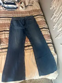 Low Rise Baggy Flare Jeans