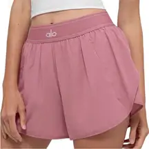 ALO Yoga Match Point Shorts Pink Wild Rose XS Never Worn