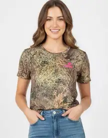 MOSSY OAK Women’s Casual Outdoor Camo Tee