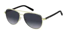 New Marc Jacobs Sunglasses MARC 760/S 0RHL 9O Gold/Black/Dark Grey Gradient