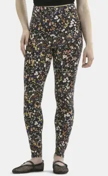 NWT - Floral Patterned High-Rise Ankle Leggings, 27" Inseam.