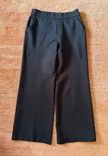 SPANX Black Wide Leg Pull On Dress Pants Women’s M