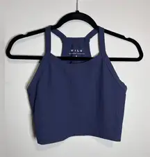 WILO The Label Razor Back Crop Tank Top Sports Bra Women’s Sz Small NWOT