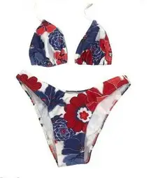 Recco Brazilian multi floral print bikini