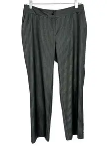 Additions by Chico’s Size 4 SHORT Gray Pinstripe Lightweight Slacks Dress Pants