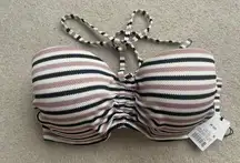 Black and Pink Swimsuit Top (36 DD)