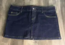 Dickies Y2K Vintage Dark Blue Mini Skirt