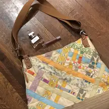 Fun and Funky Fossil bag with shoulder strap