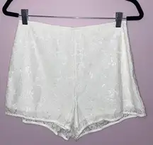 NWT SugarLips lace‎ high rise shorts, Size Medium