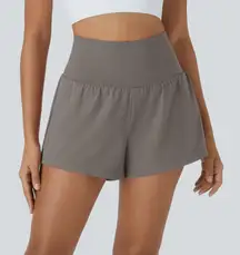 Halara SoftlyZero Airy Super High Waisted Cool Yoga Shorts Pockets 2X Long