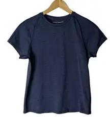 Outdoor Voices Blue Eco Mesh Tee Short Sleeves Top Women’s Size Small