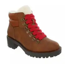 Sugar Women's Marisol Fuzzy Lug Sole Hiker Boots brand new back to school