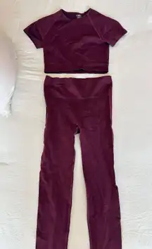 Plum Purple Athletic Set