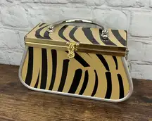 TZ Case Zebra Mini Cosmetic‎ Case With Mirror