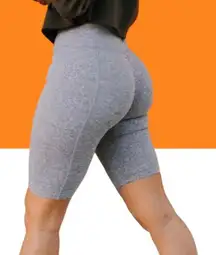 Celestial Bodiez NWT Rebel Collection High Rise Biker Shorts in Smoke Gray Size