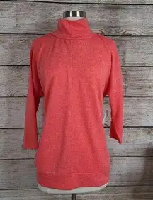 NWT‎ Stitch and Knot Turtleneck Sweater Pink Coral Large