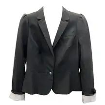 EUC Banana Republic Black Wool Suit Jacket Size 14
