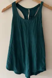 Lululemon Emerald Green Racerback Tank Top Size 4