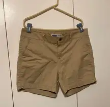 Old Navy Khaki Color Everyday Mid-Rise Shorts Women’s Size 14