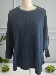LOU & GREY for Loft Blue Ultra Soft Swing Sweater Size M/L